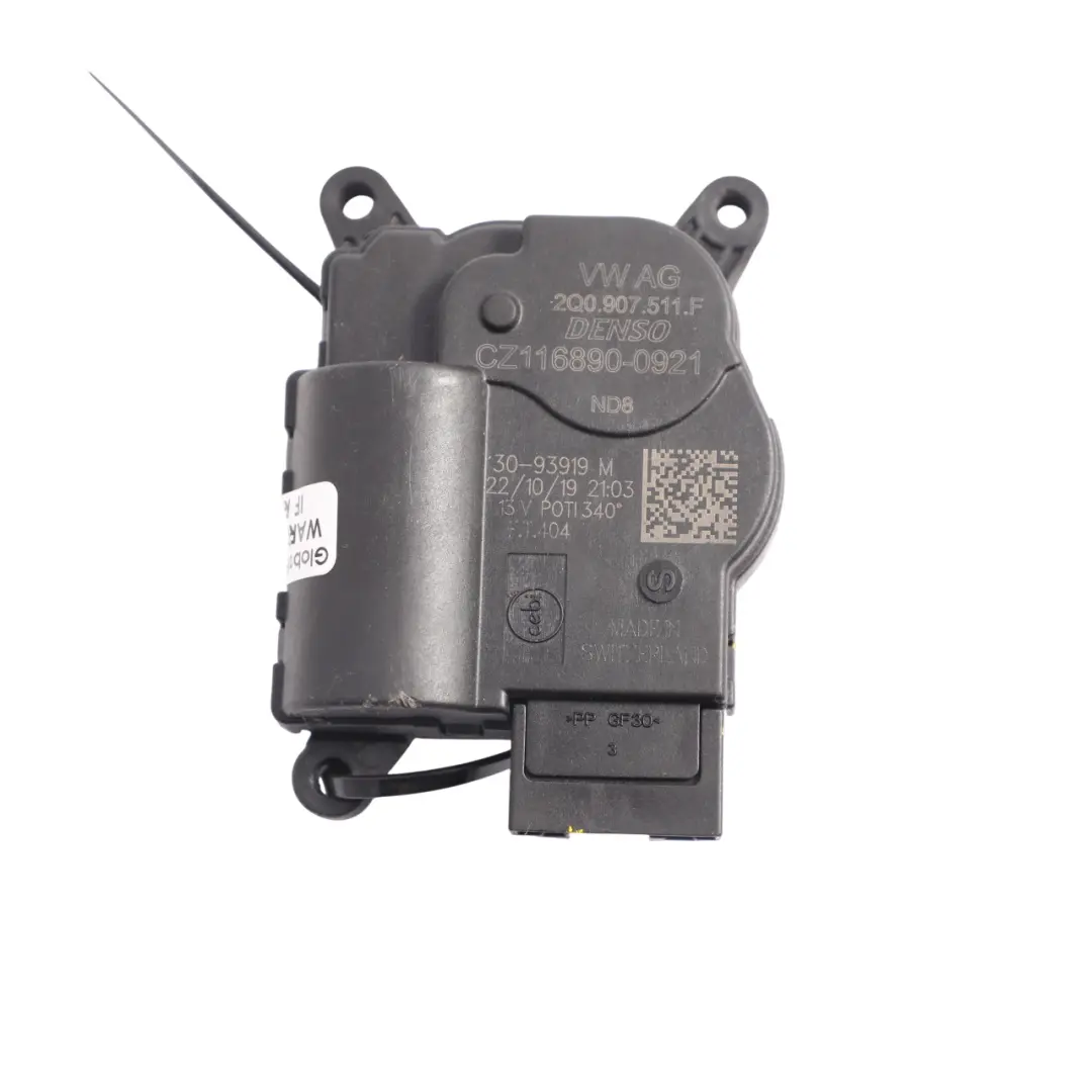 Seat Ateca Servomoteur D'Actionneur De Volet De Chauffage - SKU 2Q0907511F - Numéro de pièce 2Q0907511F