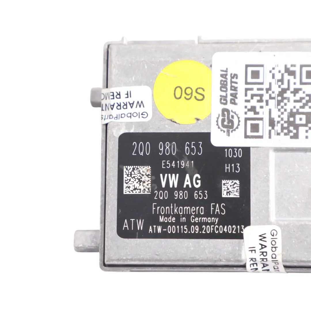Mk2 Front Camera Module Lane Assist Windscreen Unit to Volkswagen Tiguan with Part number 2Q0980653 Volkswagen Tiguan Mk2 Front Camera Module Lane Assist Windscreen Unit - SKU 2Q0980653 - Part number 2Q0980653