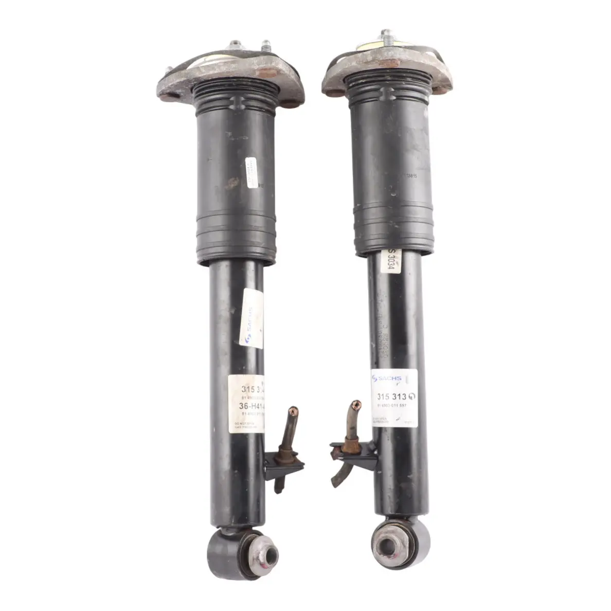 BMW X5 E70 Sachs Rear Spring Strut Suspension Shock Absorber Set 315313 315314