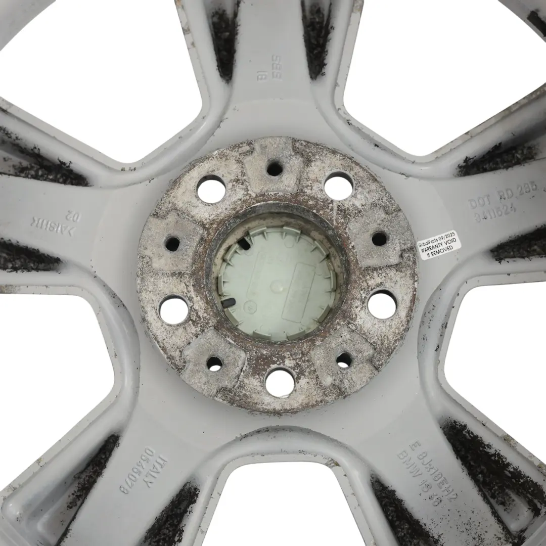 Alloy Rim Spider Spoke 143 18" 8J ET:46 to BMW X3 Series E83 Wheel with Part number 3411524 BMW X3 Series E83 Wheel Alloy Rim Spider Spoke 143 18" 8J ET:46 - SKU 3411524-3 - Part number 3411524