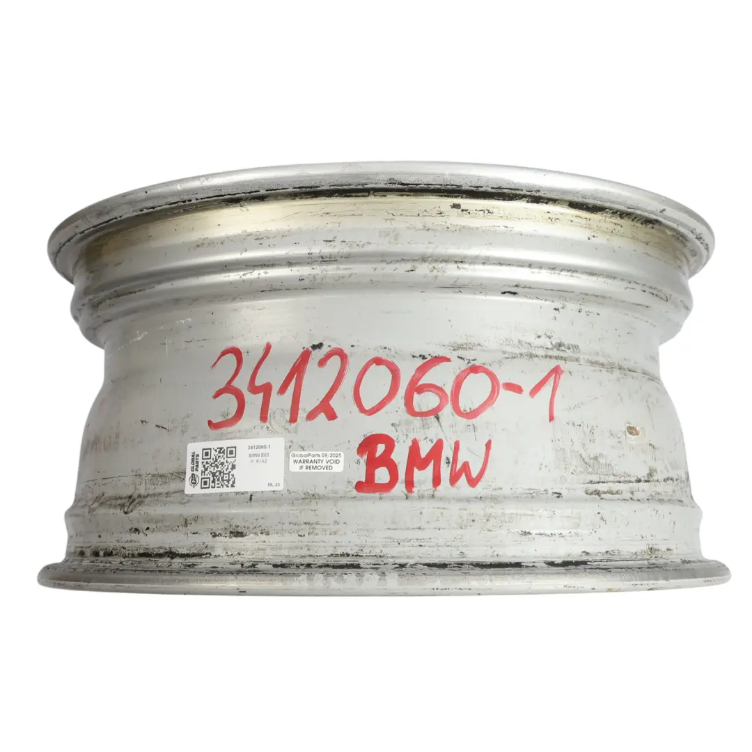 BMW X3 E83 Jante en alliage d'argent 17" 8J Rayons Doubles 148 ET:46 - SKU 3412060-1 - Numéro de pièce 3412060