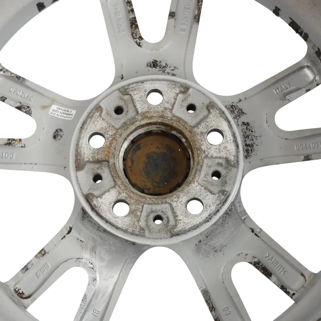 BMW X3 E83 Jante en alliage d'argent 17" 8J Rayons Doubles 148 ET:46 - SKU 3412060-1 - Numéro de pièce 3412060