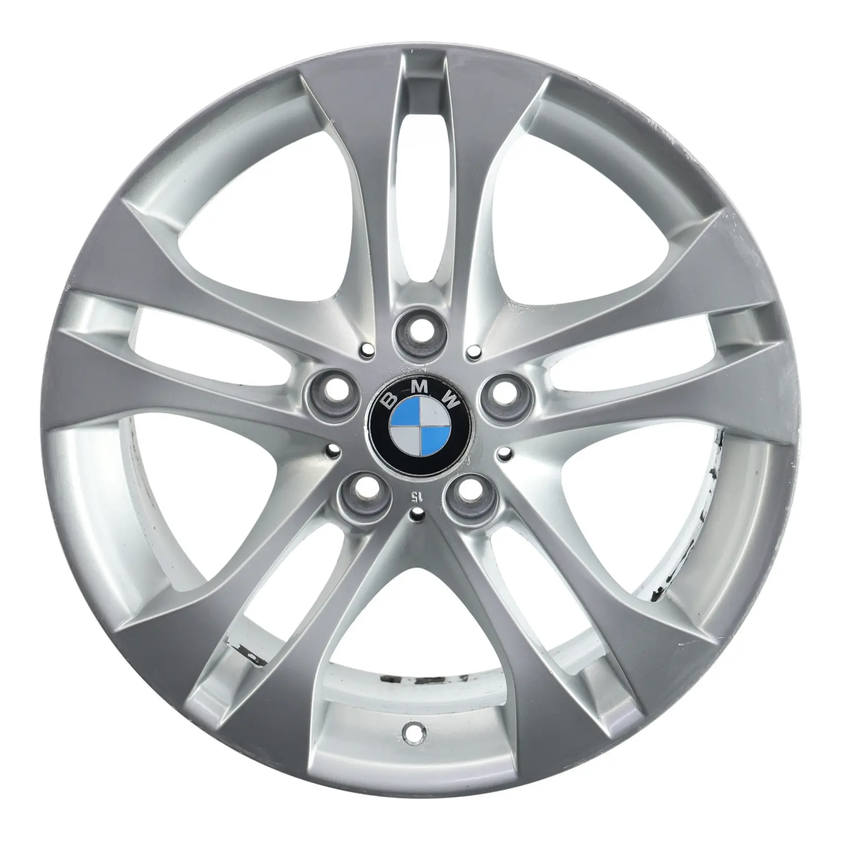 BMW X3 Series E83 Silver Wheel Alloy Rim Double Spoke 205 18" ET:46 8J 3417394