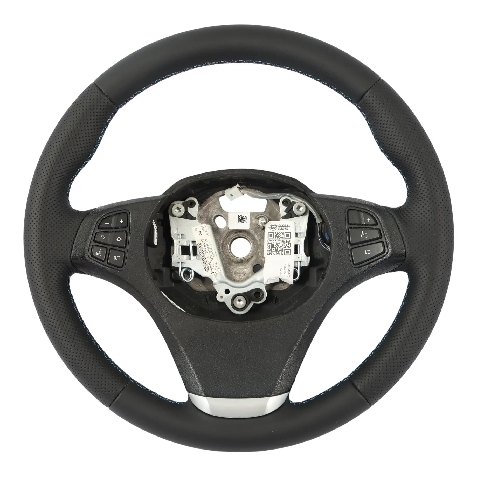 BMW X3 E83 LCI E83N NEW Black Leather Sport Steering Wheel M-tricoloured