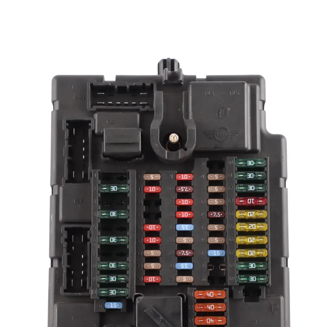 Fuse Distribution Box Relay Board SPEG to Mini R57 Convertible with Part number 3455443 Mini R57 Convertible Fuse Distribution Box Relay Board SPEG - SKU 3455443 - Part number 3455443