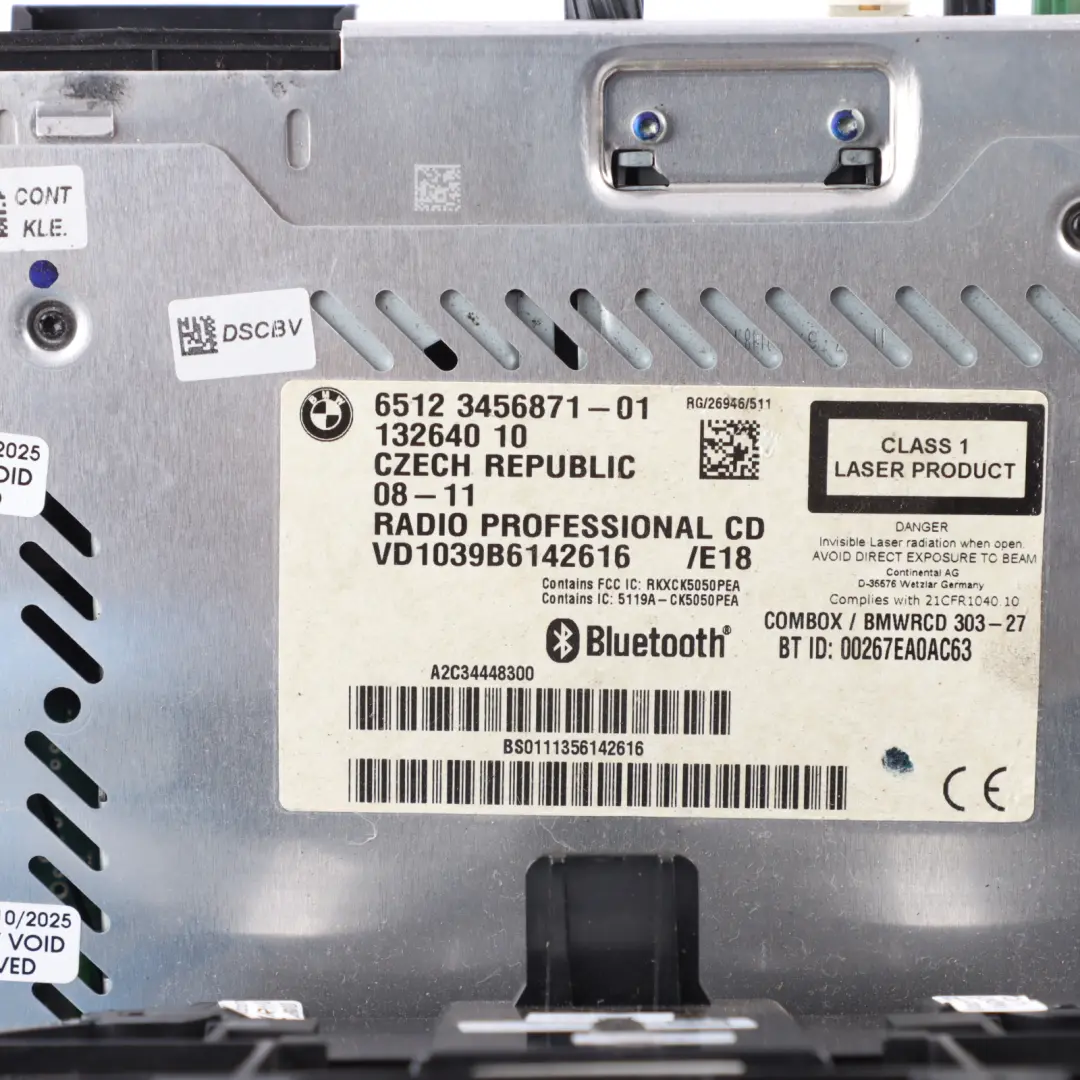 Radio Boost CD Joueur pour Mini Cooper One R55 R56 R57 LCI R60 à propos du numéro de pièce 3456871 Mini Cooper One R55 R56 R57 LCI R60 Radio Boost CD Joueur - SKU 3456871 - Numéro de pièce 3456871