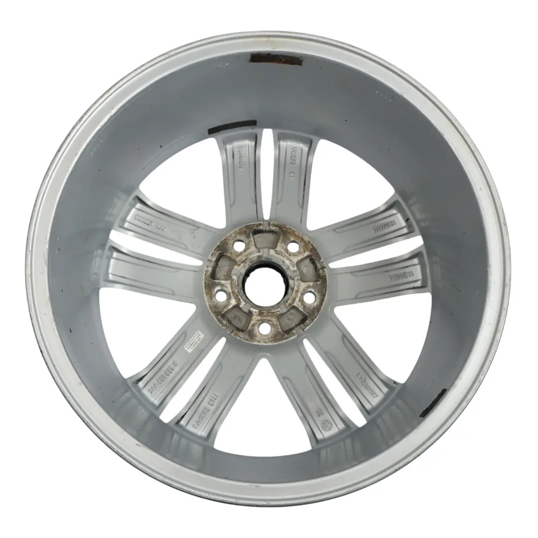 VW Volkswagen Passat B7 Silver Wheel Alloy Rim 18" 8J ET44 - SKU 3AA601025H-1 - Part number 3AA601025H