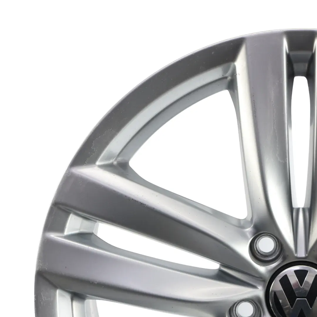VW Volkswagen Passat B7 Silver Wheel Alloy Rim 18" 8J ET44 - SKU 3AA601025H-1 - Part number 3AA601025H