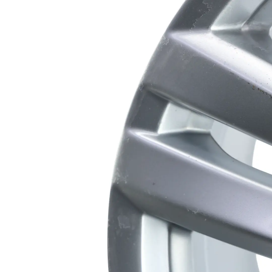 VW Volkswagen Passat B7 Silberne Leichtmetallfelge 18" 8J ET44 - SKU 3AA601025H-1 - Teilenummer 3AA601025H