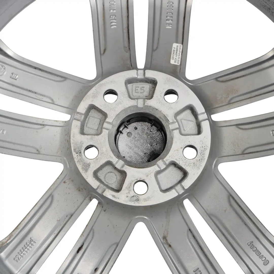 VW Volkswagen Passat B7 Silver Wheel Alloy Rim 18" 8J ET44 - SKU 3AA601025H-2 - Part number 3AA601025H
