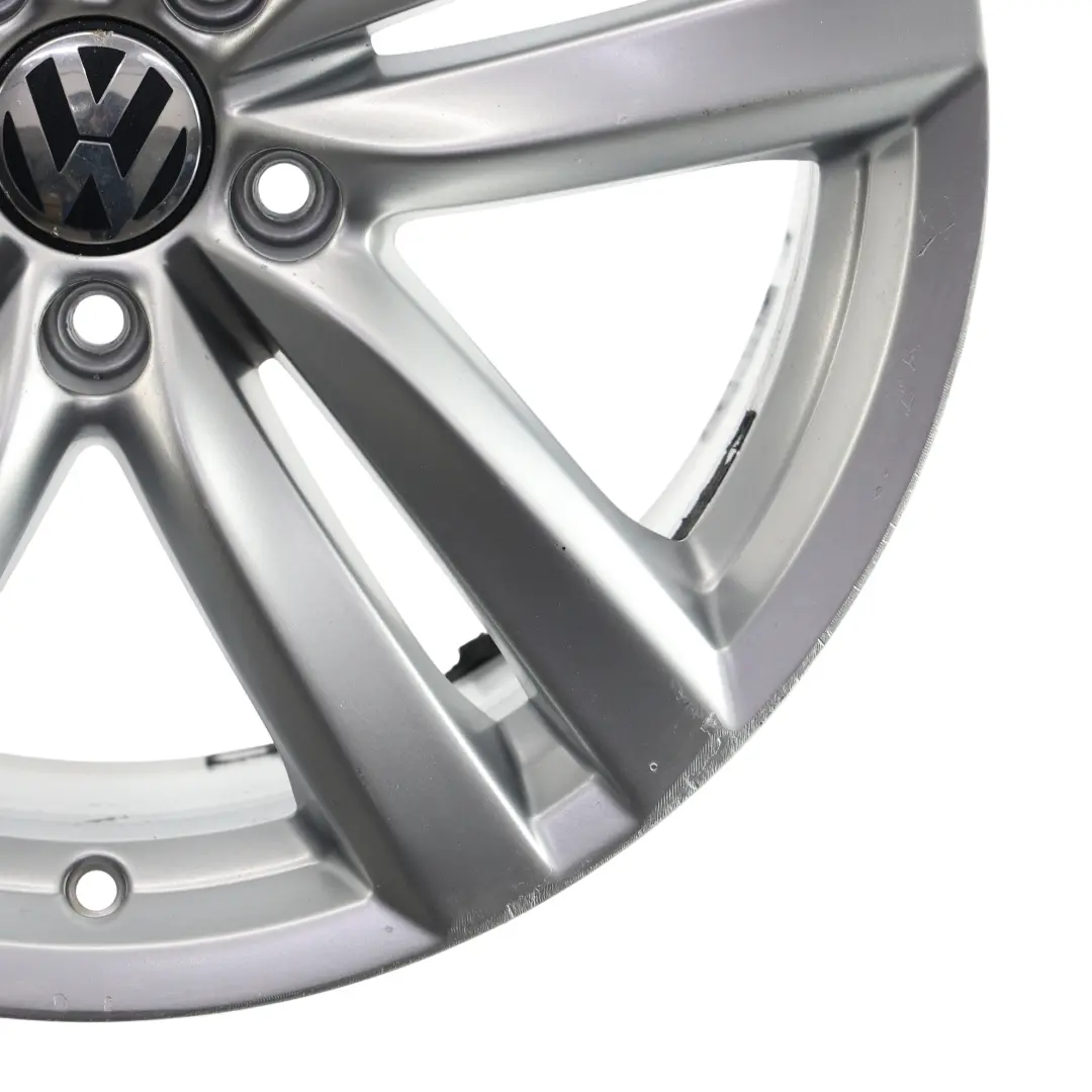VW Volkswagen Passat B7 Silver Wheel Alloy Rim 18" 8J ET44 - SKU 3AA601025H-2 - Part number 3AA601025H