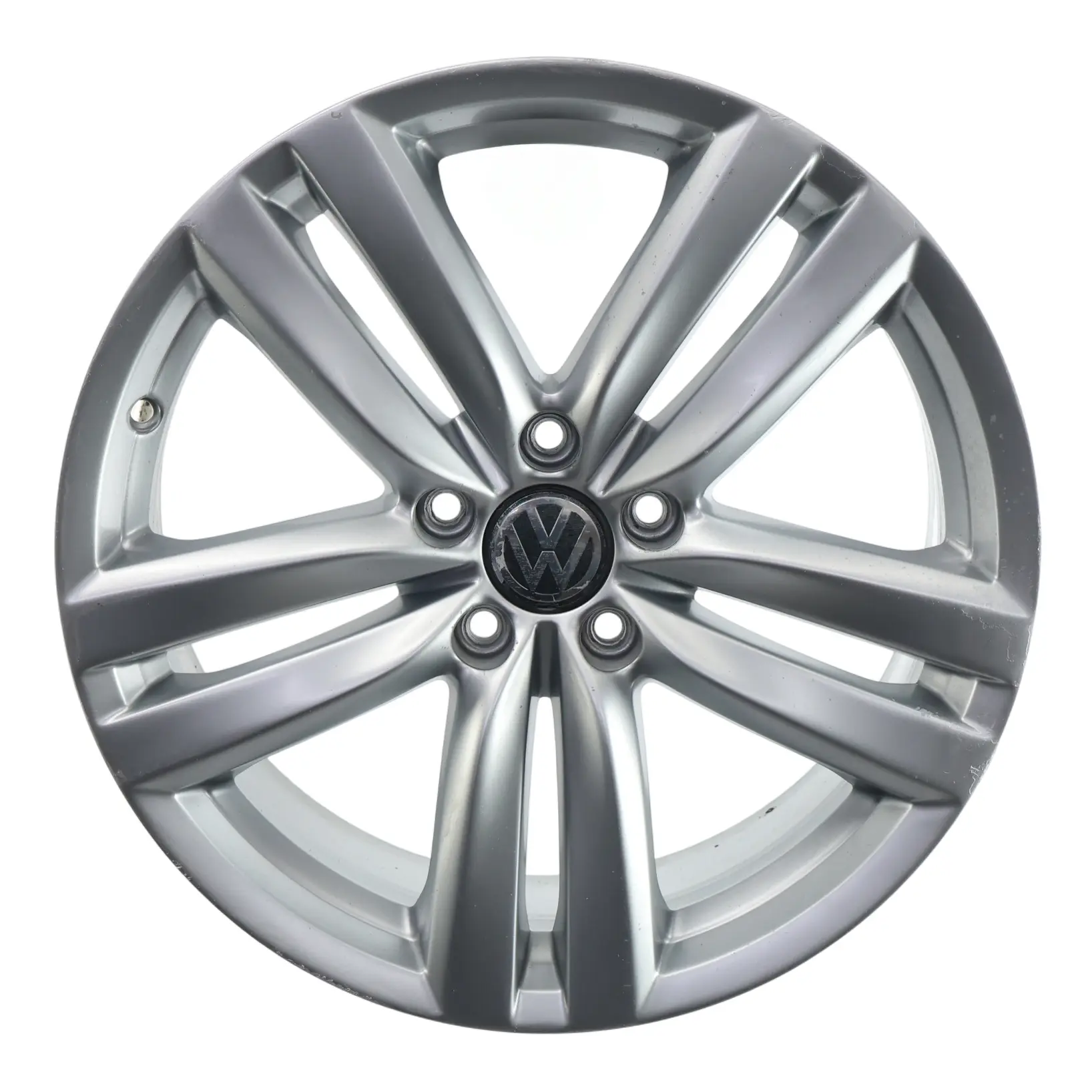 VW Volkswagen Passat B7 Silver Wheel Alloy Rim 18" 8J ET44 3AA601025H