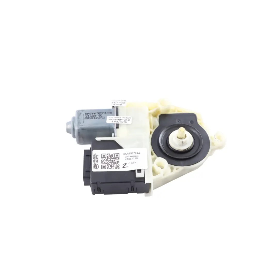 Window Electric Motor Right O/S to VW Volkswagen Passat B7 Rear with Part number 3AA959704A VW Volkswagen Passat B7 Rear Window Electric Motor Right O/S - SKU 3AA959704A - Part number 3AA959704A