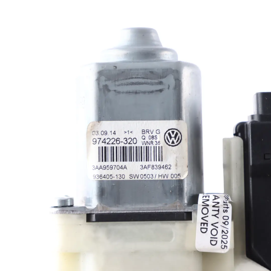 Window Electric Motor Right O/S to VW Volkswagen Passat B7 Rear with Part number 3AA959704A VW Volkswagen Passat B7 Rear Window Electric Motor Right O/S - SKU 3AA959704A - Part number 3AA959704A