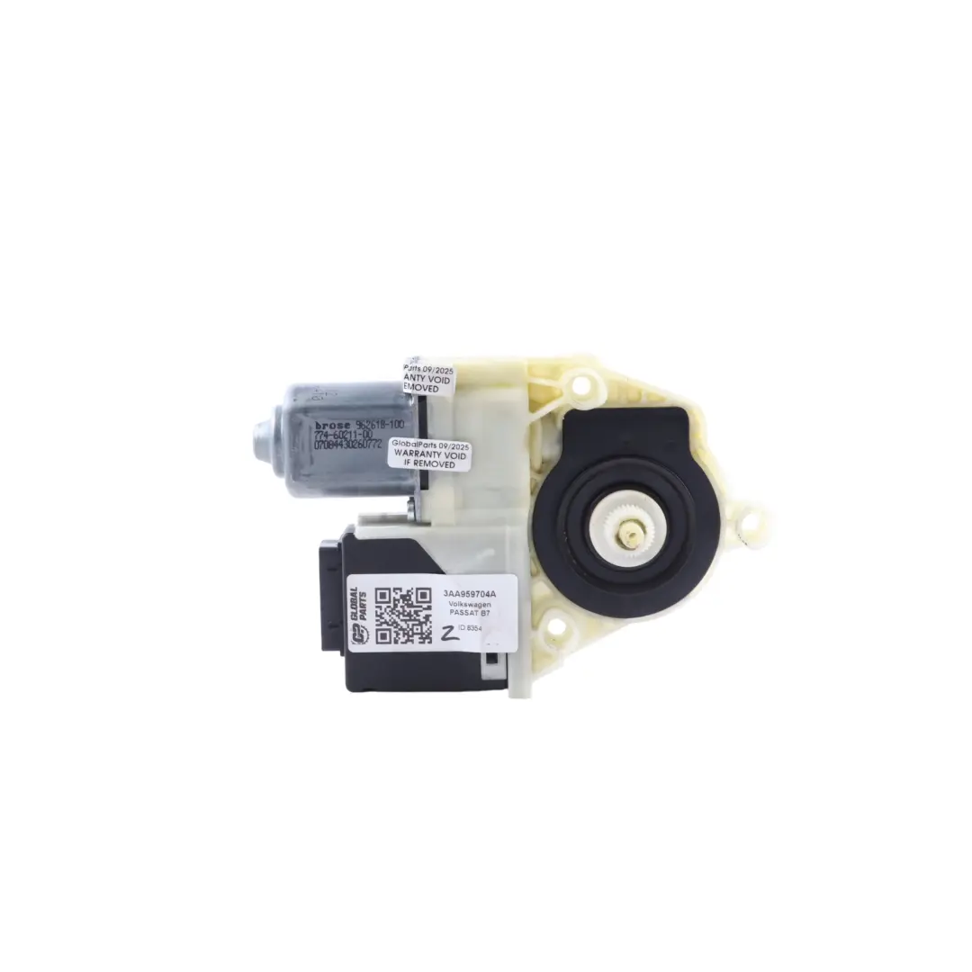 Window Electric Motor Right O/S to VW Volkswagen Passat B7 Rear with Part number 3AA959704A VW Volkswagen Passat B7 Rear Window Electric Motor Right O/S - SKU 3AA959704A - Part number 3AA959704A