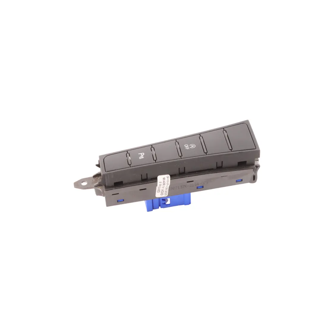 VW Passat B7 Start Stop Parking Assist Sensor Switch Panel Block - SKU 3AC927137K - Part number 3AC927137K