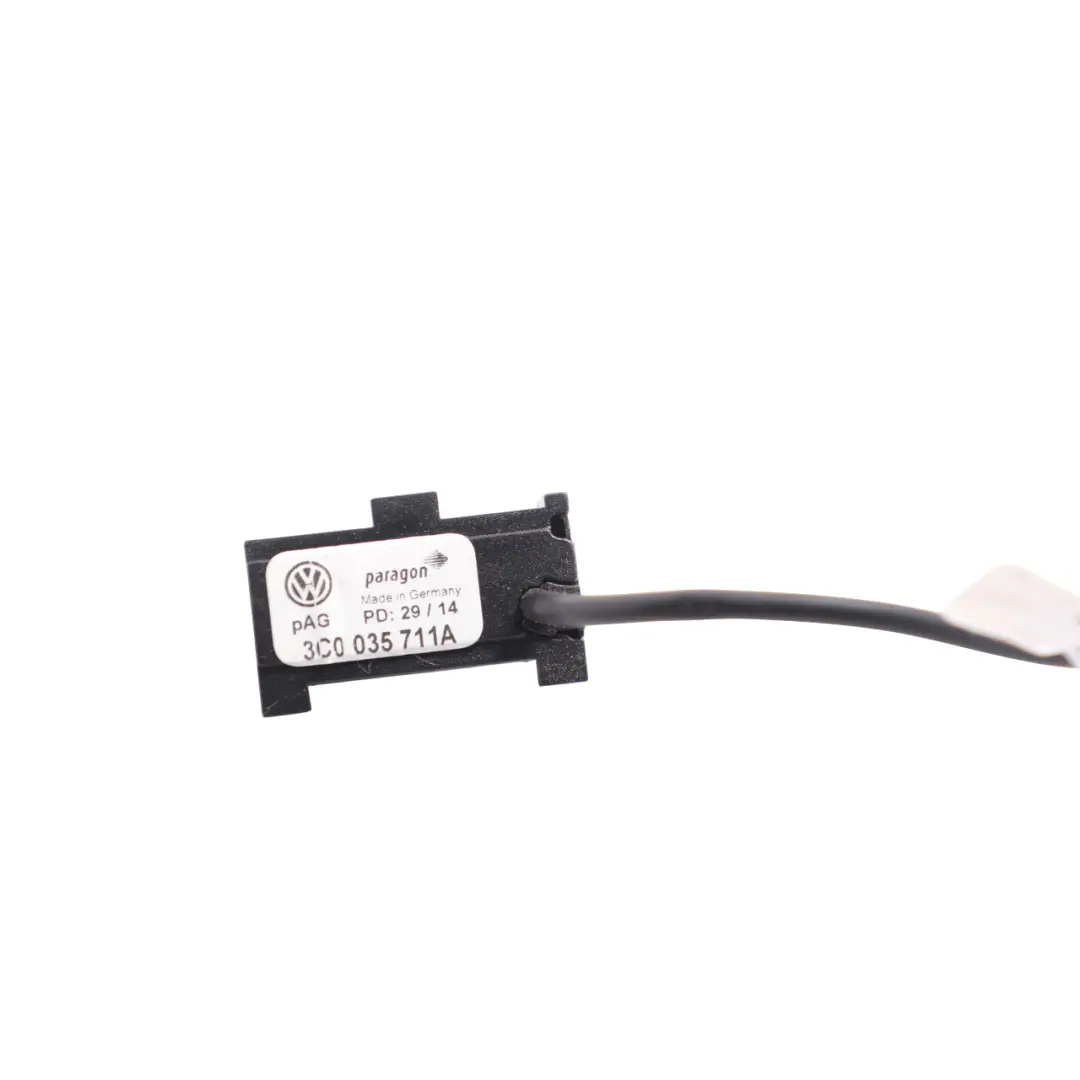 Volkswagen Passat B7 Mikrofon Hands-Free Z Wiązką - SKU 3C0035711A - Numer Części 3C0035711A