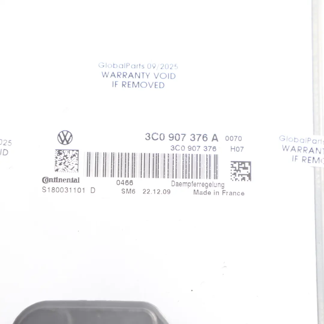 Volkswagen VW Golf Scirocco Mk3 Elektrisches Dämpfungssteuerungsmodul - SKU 3C0907376A - Teilenummer 3C0907376A