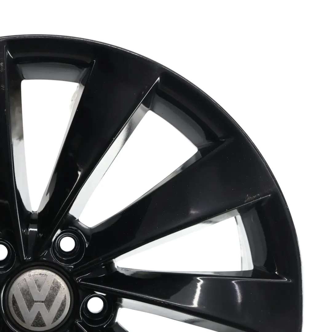 Volkswagen Scirocco Mk3 Czarna Felga Aluminiowa 18" 8J ET:41 - SKU 3C8601025AB-1 - Numer Części 3C8601025AB