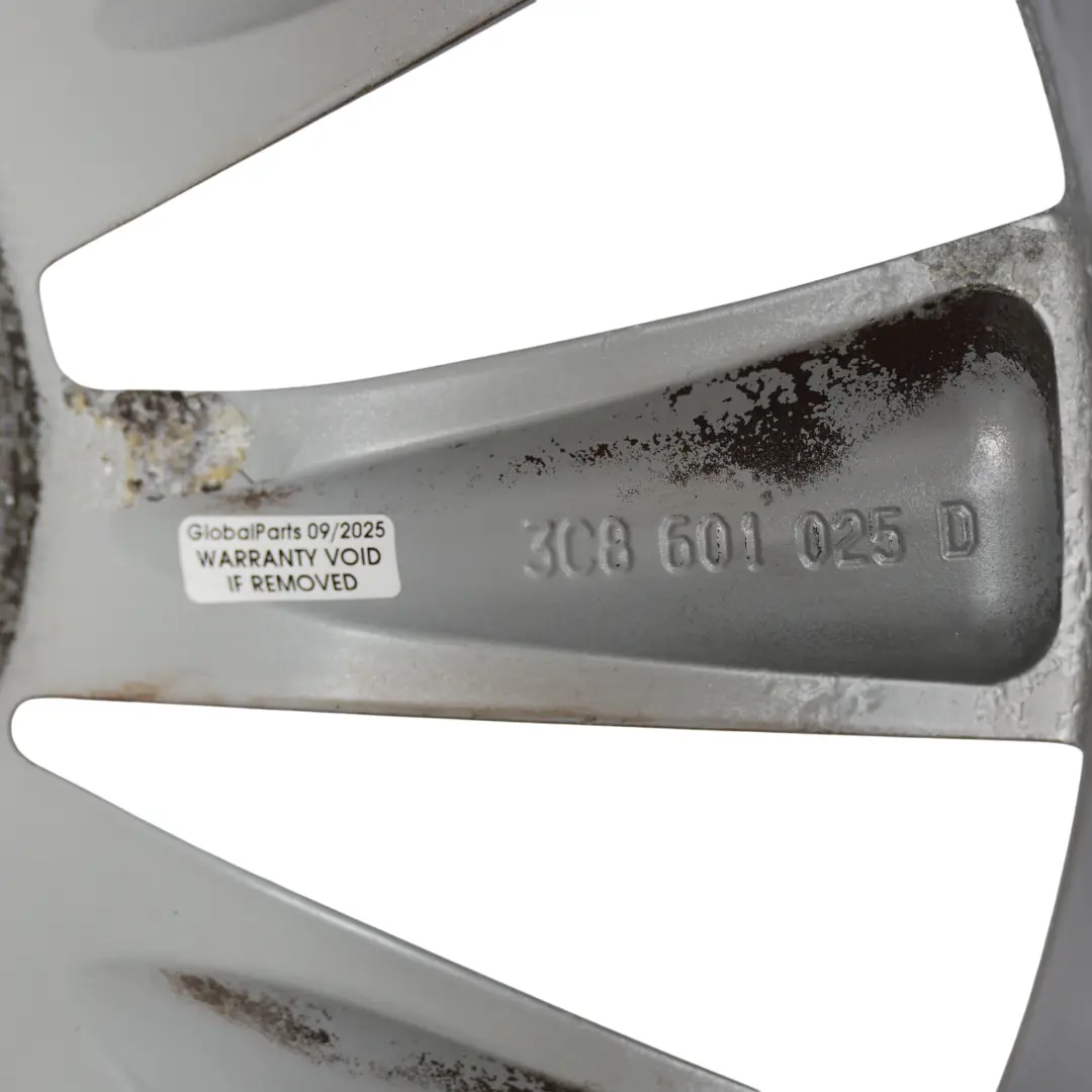 Volkswagen Scirocco Mk3 Felga Aluminiowa Srebrna 18" 8J ET:41 - SKU 3C8601025D-4 - Numer Części 3C8601025D