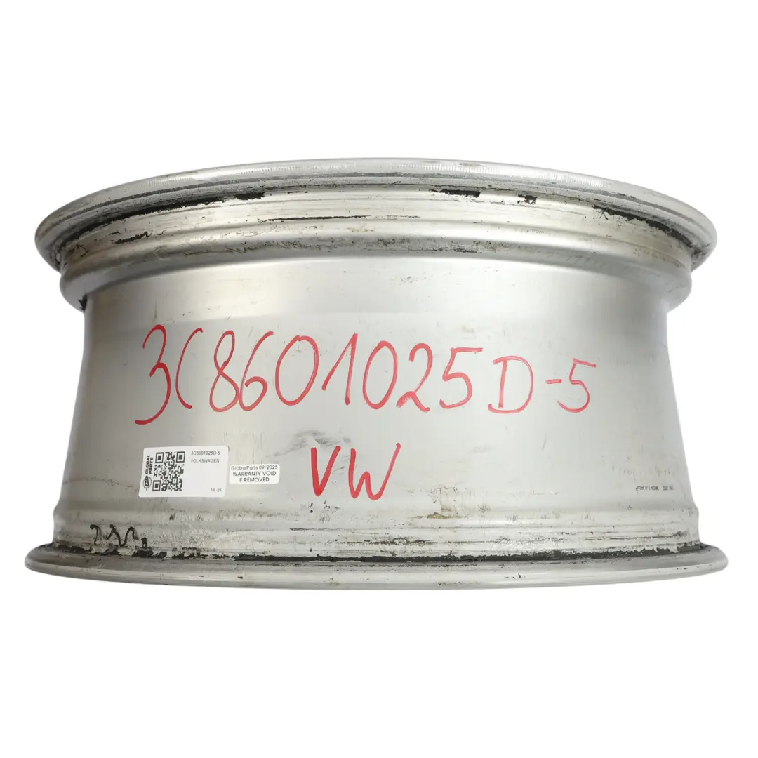 Volkswagen Scirocco Mk3 Felga Aluminiowa Srebrna 18" 8J ET:41 - SKU 3C8601025D-5 - Numer Części 3C8601025D