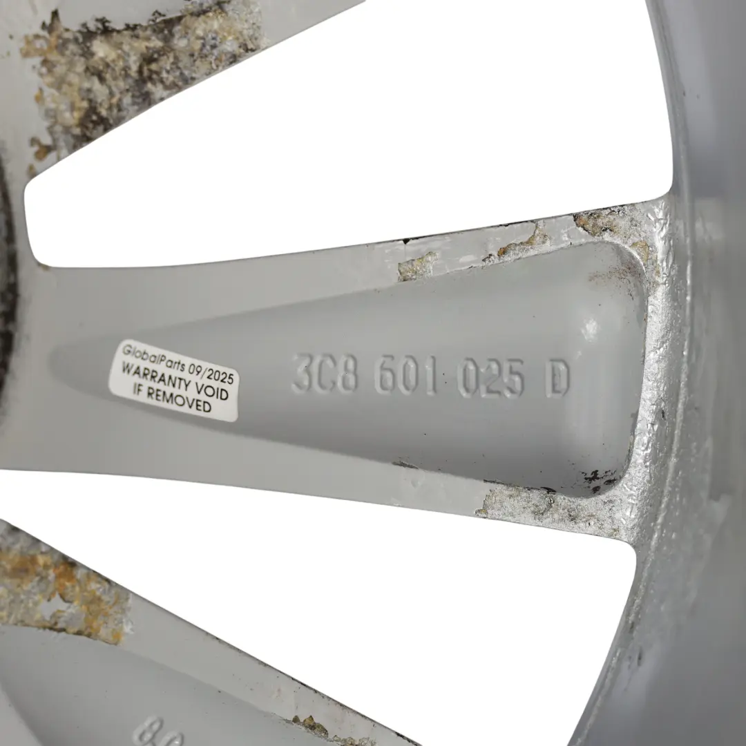 Volkswagen Scirocco Mk3 Felga Aluminiowa Srebrna 18" 8J ET:41 - SKU 3C8601025D-5 - Numer Części 3C8601025D