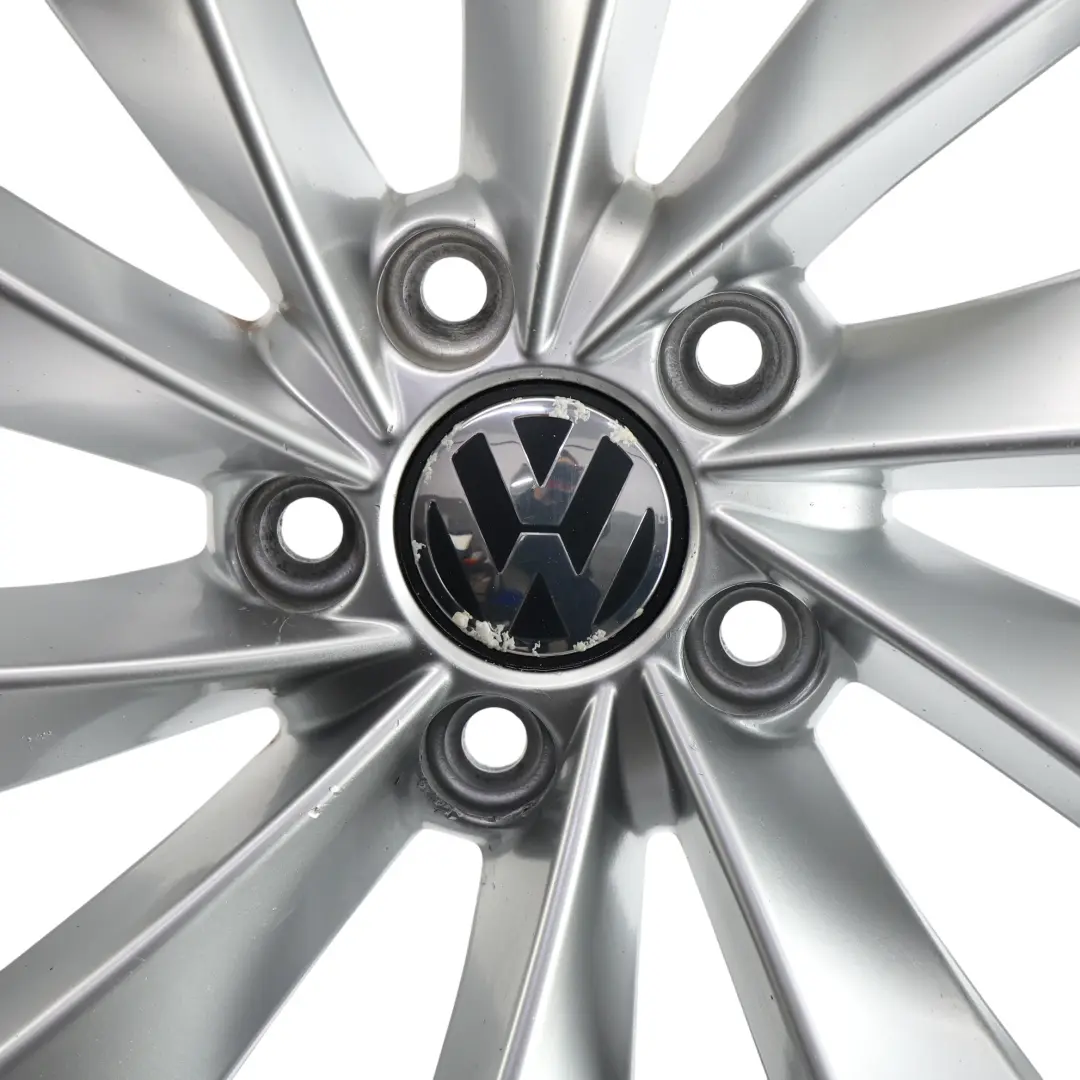 Volkswagen Scirocco Mk3 Felga Aluminiowa Srebrna 18" 8J ET:41 - SKU 3C8601025D-5 - Numer Części 3C8601025D