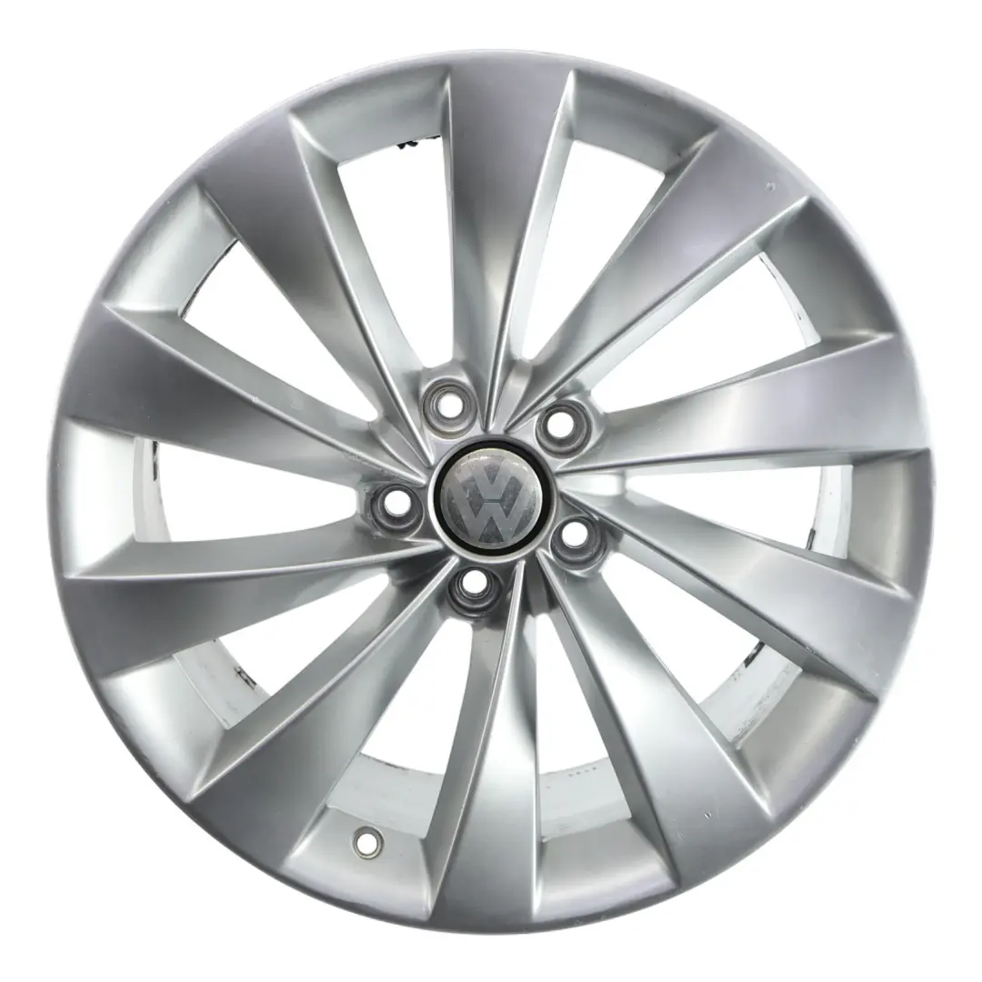 Volkswagen Scirocco Mk3 Silver Wheel Alloy Rim 18" 8J ET:41 - SKU 3C8601025D-6 - Part number 3C8601025D