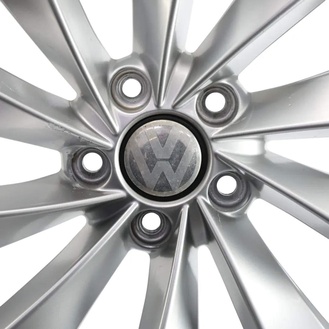 Volkswagen Scirocco Mk3 Silver Wheel Alloy Rim 18" 8J ET:41 - SKU 3C8601025D-6 - Part number 3C8601025D