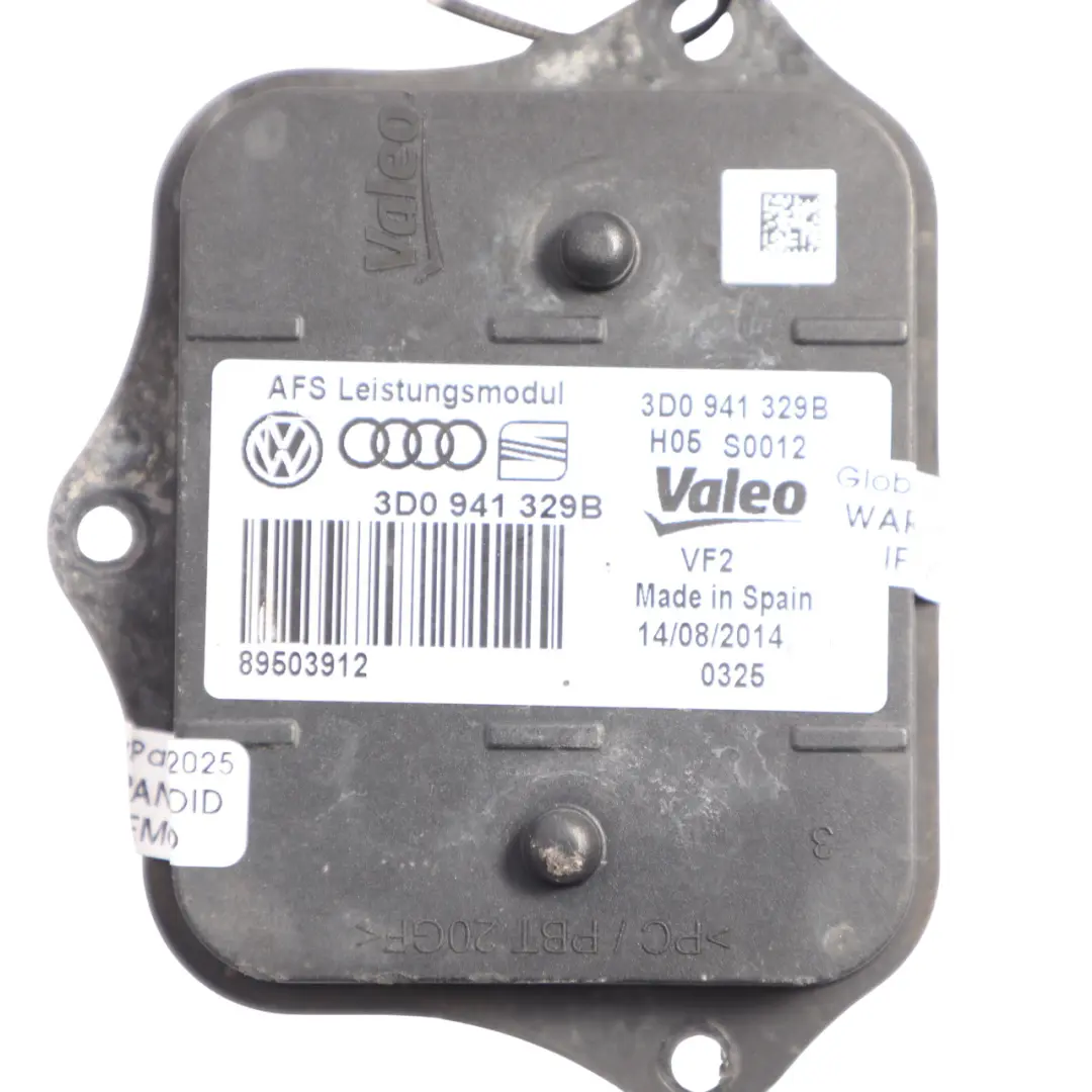 Volkswagen Passat B7 Headlight Cornering Module Control Unit - SKU 3D0941329B - Part number 3D0941329B