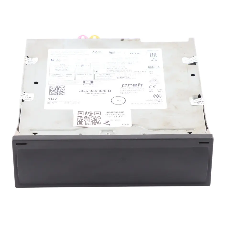 Mk2 AX1 Multimedia Radio Navigation Head Unit to VW Volkswagen Tiguan with Part number 3G5035820B VW Volkswagen Tiguan Mk2 AX1 Multimedia Radio Navigation Head Unit - SKU 3G5035820B - Part number 3G5035820B
