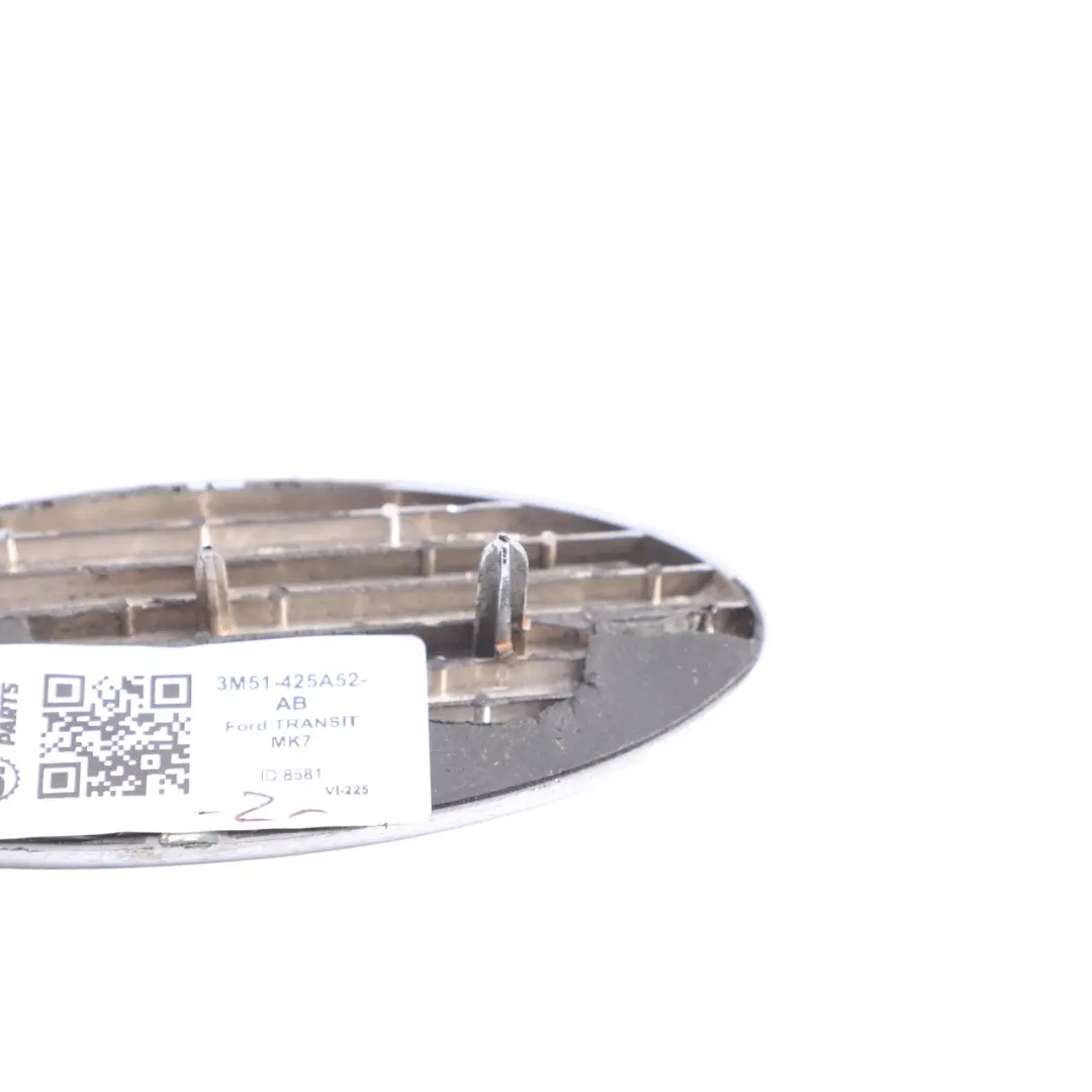 Boot Logo Badge Emblem to Ford Transit Mk7 Rear with Part number 3M51-425A52-AB Ford Transit Mk7 Rear Boot Logo Badge Emblem - SKU 3M51-425A52-AB - Part number 3M51-425A52-AB