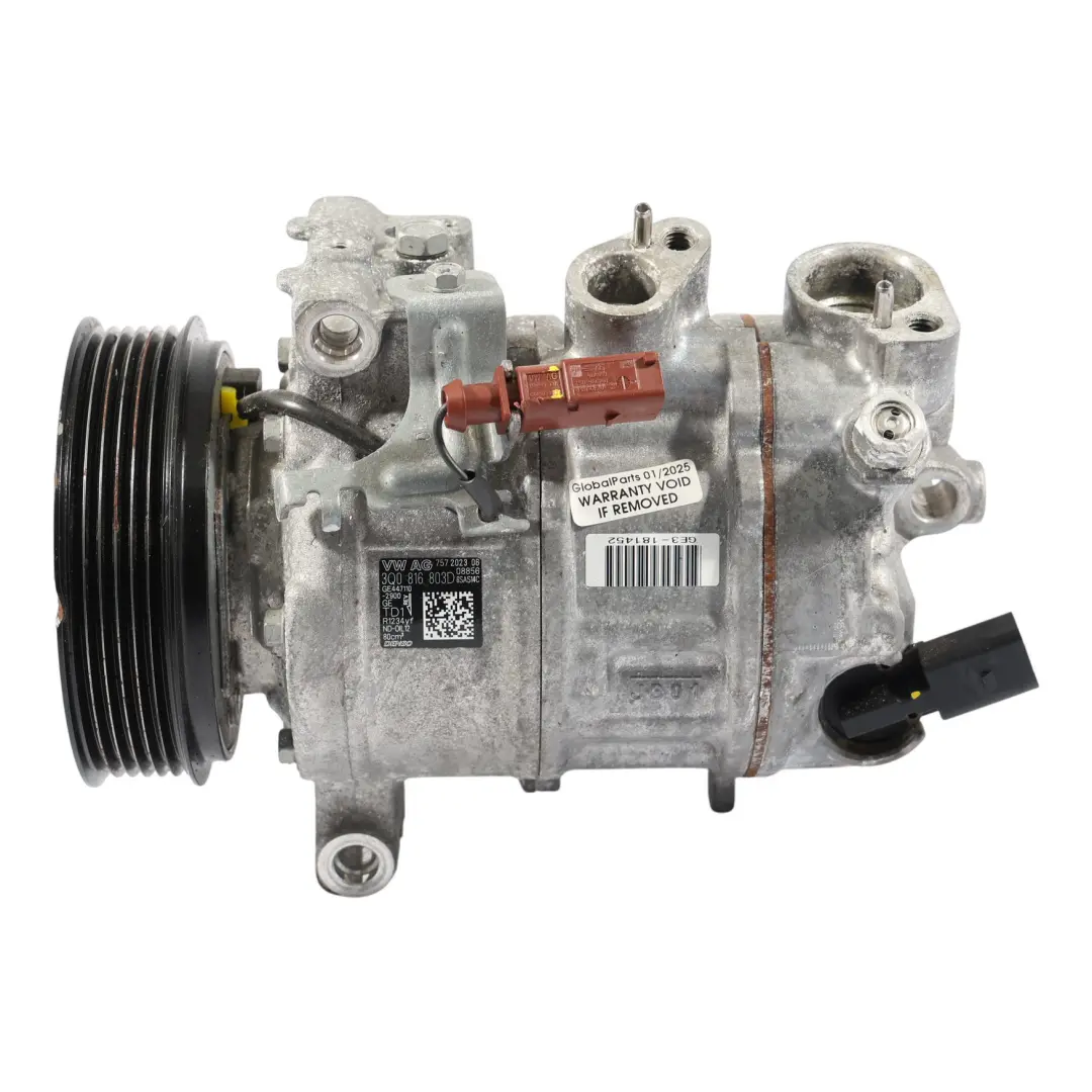 8Y VW Golf Mk8 A/C Air Conditioning Pump Compressor to Audi S3 with Part number 3Q0816803D Audi S3 8Y VW Golf Mk8 A/C Air Conditioning Pump Compressor - SKU 3Q0816803D - Part number 3Q0816803D