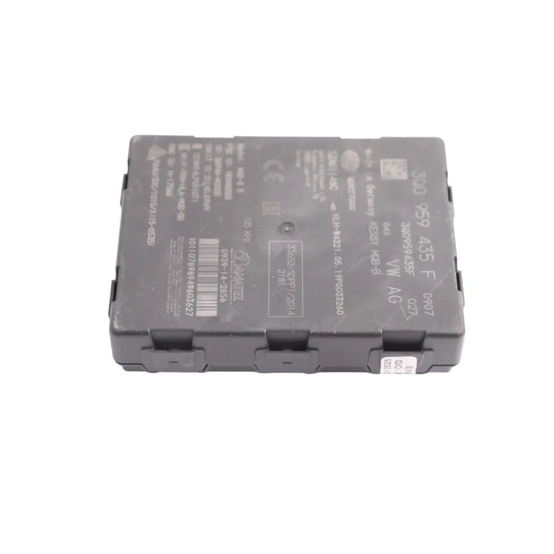 Audi A3 S3 RS3 8V Entry Keyless Kessy Control Module Unit ECU - SKU 3Q0959435F - Part number 3Q0959435F