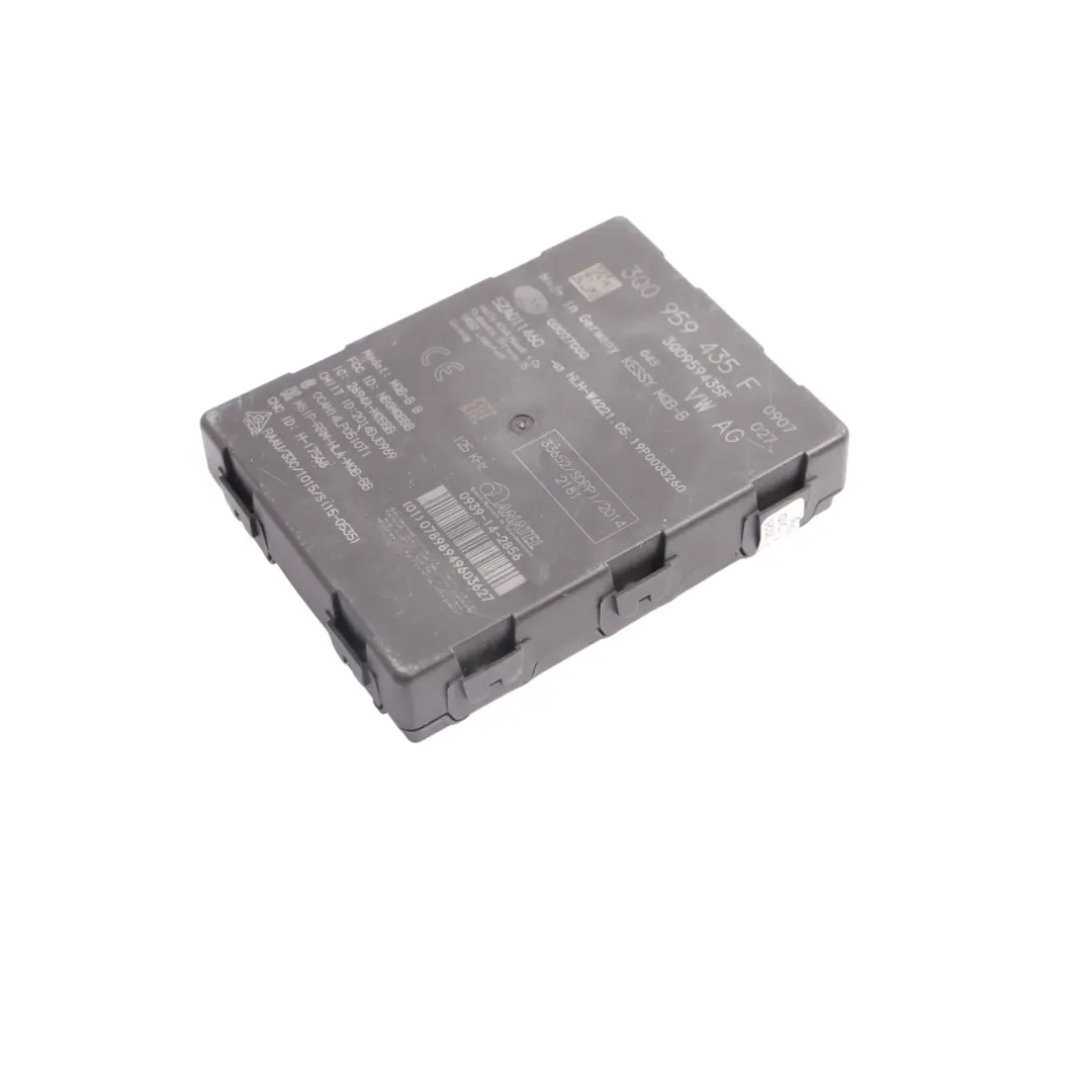 Audi A3 S3 RS3 8V Entry Keyless Kessy Control Module Unit ECU - SKU 3Q0959435F - Part number 3Q0959435F