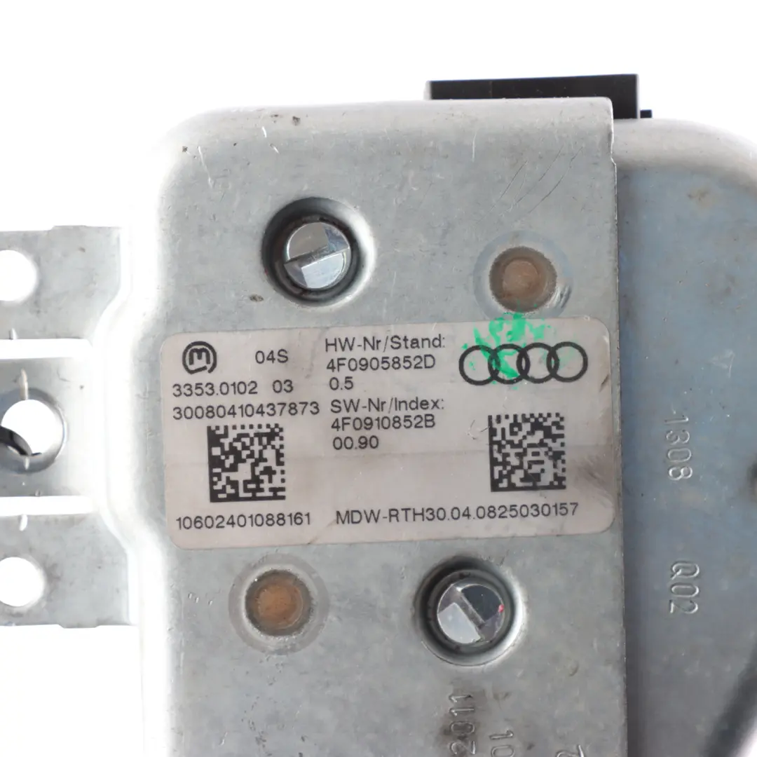 Steering Column Lock Mechanism Control Unit Module ECU to Audi Q7 4L with Part number 4F0905852D Audi Q7 4L Steering Column Lock Mechanism Control Unit Module ECU - SKU 4F0905852D - Part number 4F0905852D