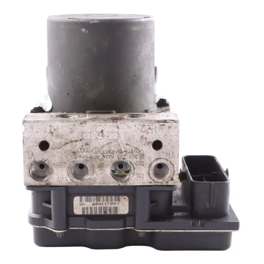 ABS ESP Pumpe Hydraulikblock Steuergerät 4F0614517T für Audi A6 C6 mit Teilenummer 4F0910517AC Audi A6 C6 ABS ESP Pumpe Hydraulikblock Steuergerät 4F0614517T - SKU 4F0910517AC - Teilenummer 4F0910517AC