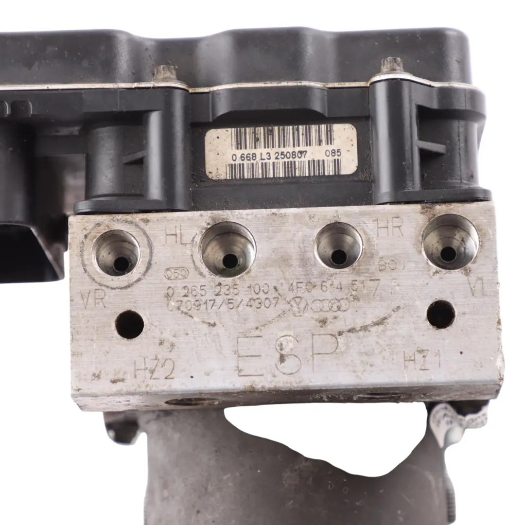 ABS ESP Bomba Bloque Hidráulico Unidad Control 4F0614517T para Audi A6 C6 con número de pieza 4F0910517AC Audi A6 C6 ABS ESP Bomba Bloque Hidráulico Unidad Control 4F0614517T - SKU 4F0910517AC - Número de pieza 4F0910517AC