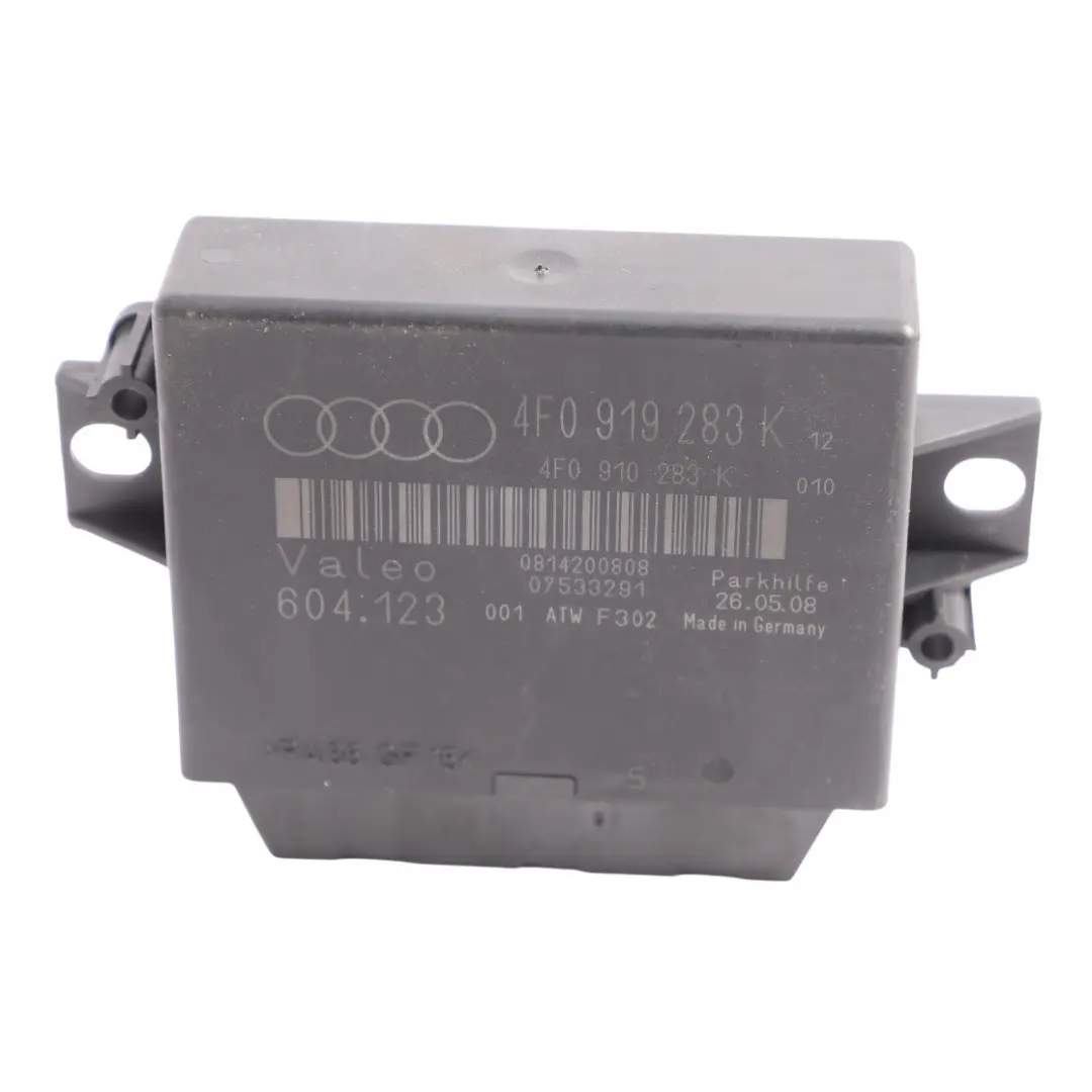 Parking Control Unit ECU PDC Park Assist Module Sensor to Audi Q7 4L with Part number 4F0919283K Audi Q7 4L Parking Control Unit ECU PDC Park Assist Module Sensor - SKU 4F0919283K - Part number 4F0919283K