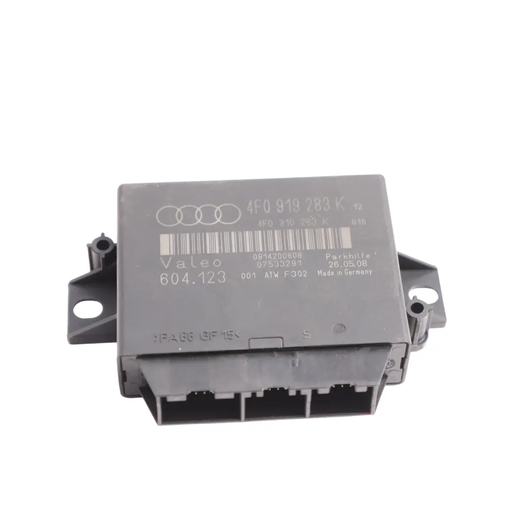 Unidad Control Aparcamiento ECU PDC Módulo Sensor para Audi Q7 4L con número de pieza 4F0919283K Audi Q7 4L Unidad Control Aparcamiento ECU PDC Módulo Sensor - SKU 4F0919283K - Número de pieza 4F0919283K
