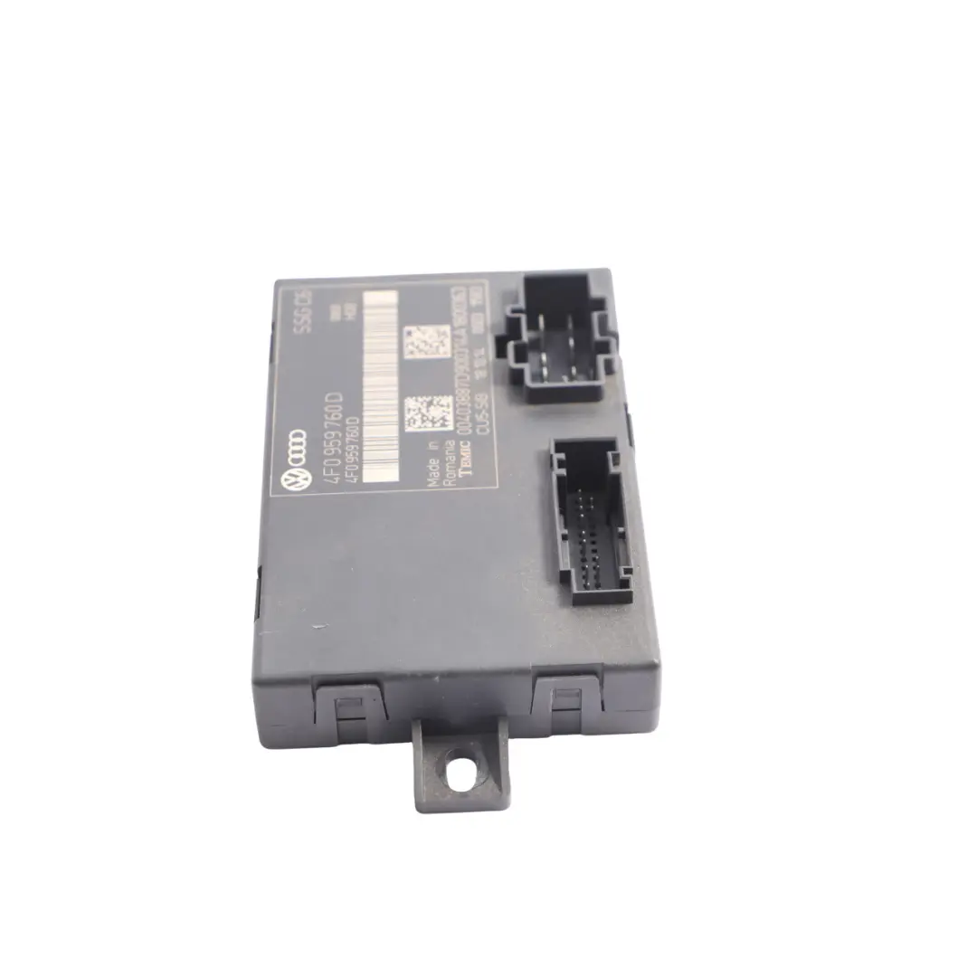 Audi Q7 4L Asiento Delantero Memoria Módulo Control Unidad ECU - SKU 4F0959760D - Número de pieza 4F0959760D