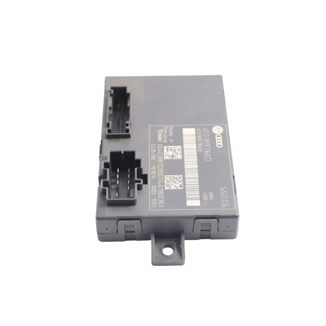 Audi Q7 4L Module Commande Mémoire Des Sièges Avant ECU Gauche Droite - SKU 4F0959760D - Numéro de pièce 4F0959760D