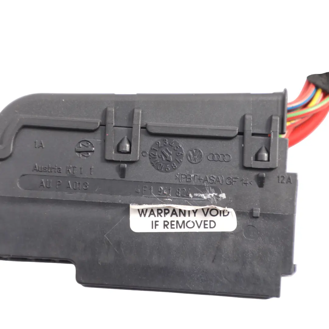 Sicherungskasten Steuermodul Stecker Buchse Kabelbaum für Audi Q7 4L mit Teilenummer 4F1941824 Audi Q7 4L Sicherungskasten Steuermodul Stecker Buchse Kabelbaum - SKU 4F1941824 - Teilenummer 4F1941824