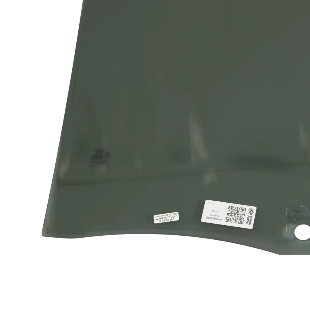Tür Fenster AS3 Getönt Schwarz Hinten Rechts für Audi A6 C6 Limousine mit Teilenummer 4F5845206B Audi A6 C6 Limousine Tür Fenster AS3 Getönt Schwarz Hinten Rechts - SKU 4F5845206B - Teilenummer 4F5845206B