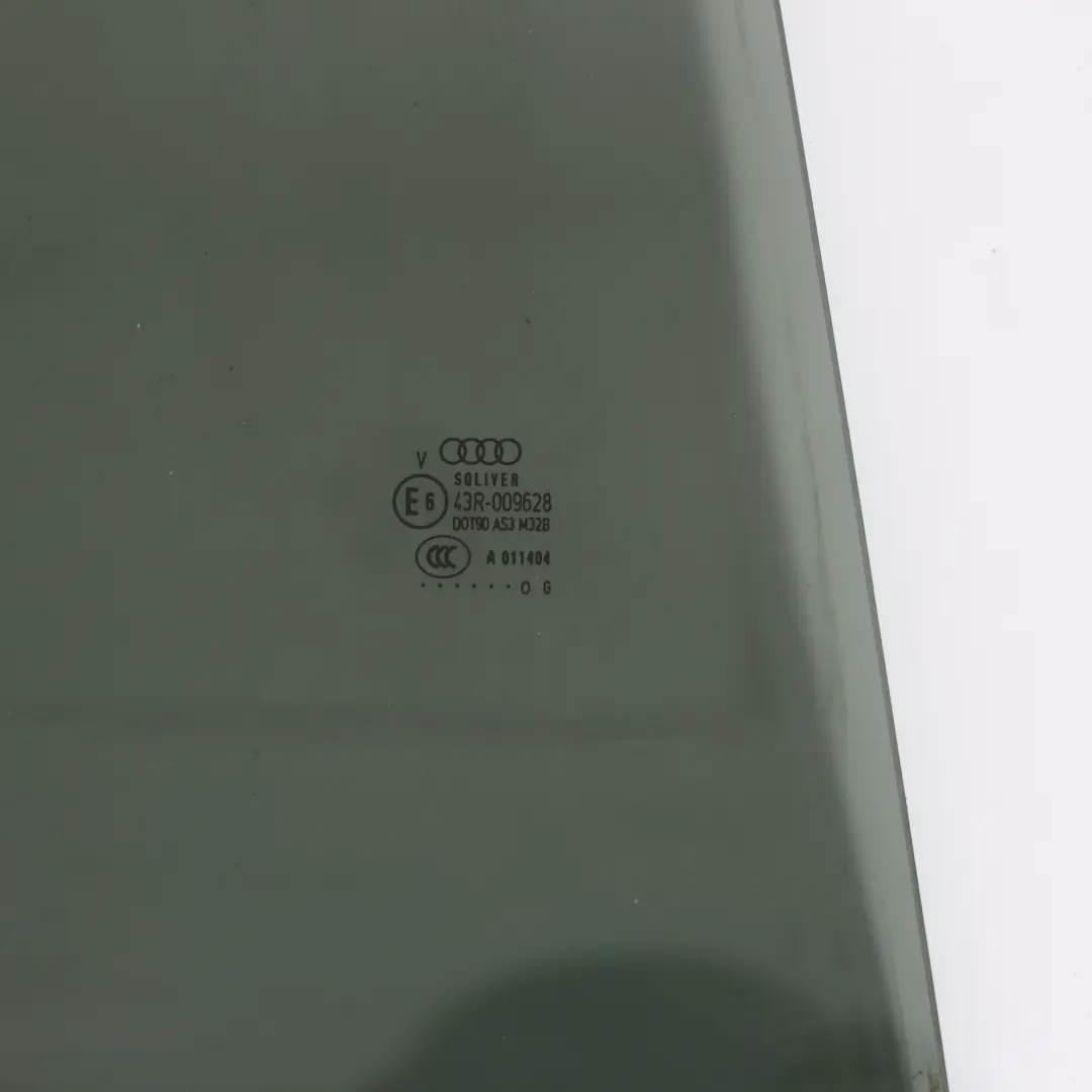 Puerta Ventana Vidrio AS3 Tintado Trasero Derecho para Audi A6 C6 Berlina con número de pieza 4F5845206B Audi A6 C6 Berlina Puerta Ventana Vidrio AS3 Tintado Trasero Derecho - SKU 4F5845206B - Número de pieza 4F5845206B