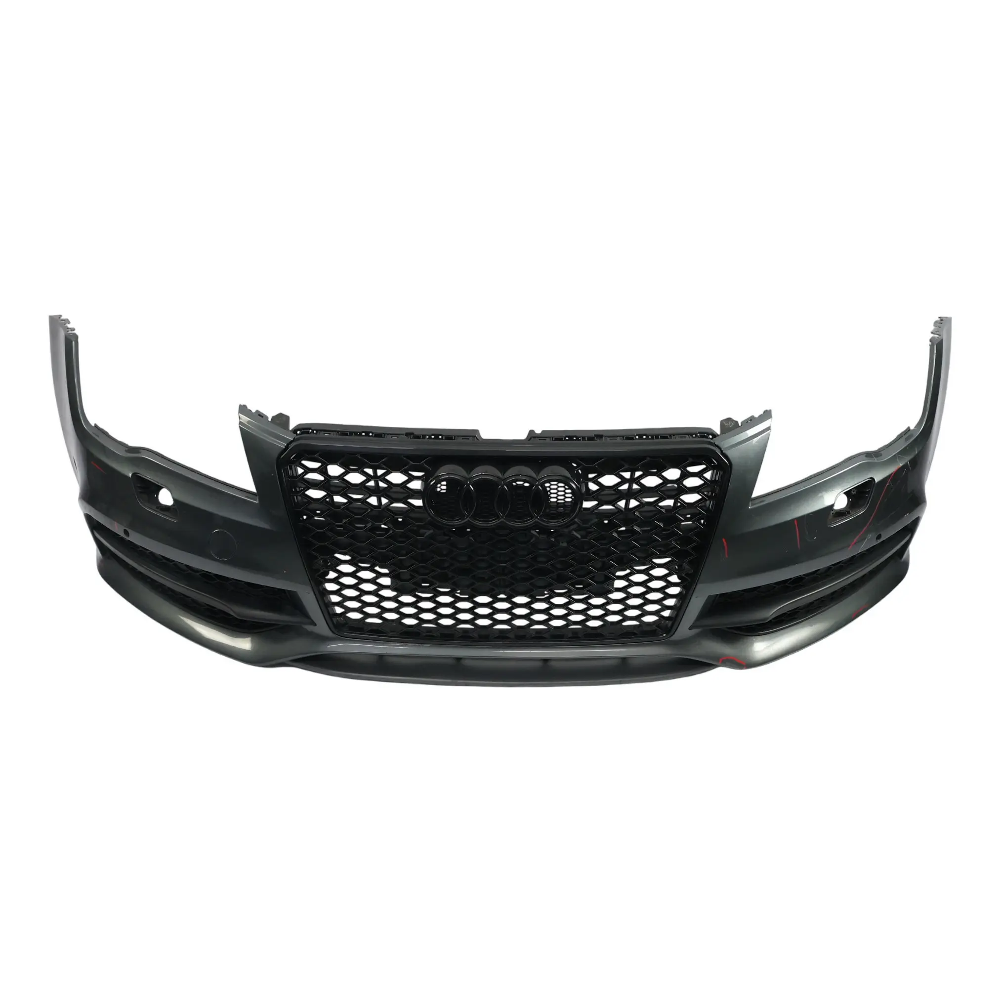 Audi A7 4G Front Bumper Trim Panel Cover PDC Daytona Grey Pearl Effect - Z7S