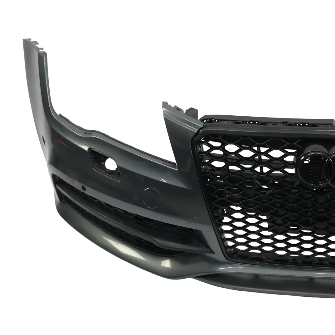 Audi A7 4G Front Bumper Trim Panel Cover PDC Daytona Grey Pearl Effect - Z7S - SKU 4G8807065AF-DGR - Part number 4G8807065AF