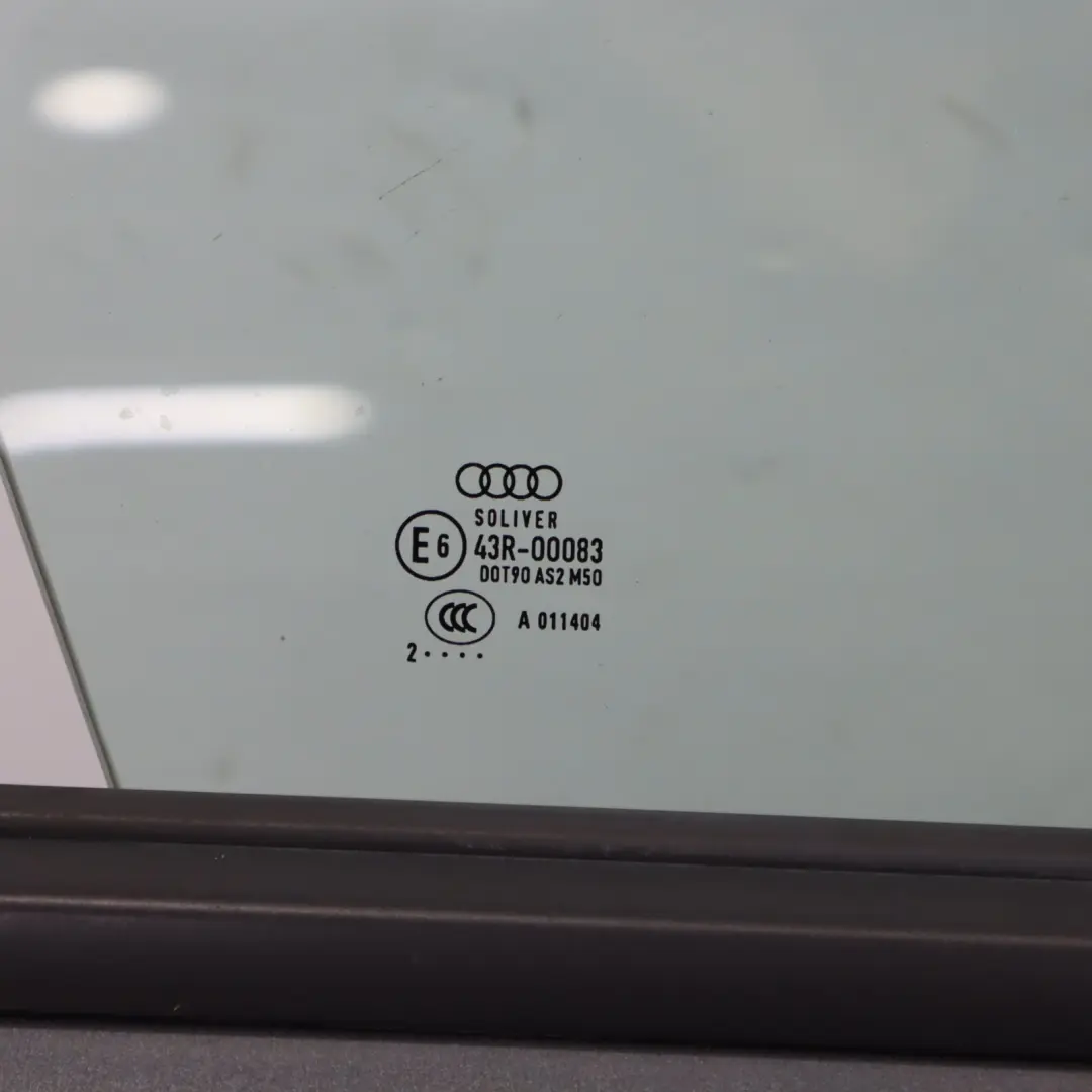 4G8 Door Front Right O/S Daytona Grey Pearl Effect - Z7S to Audi A7 with Part number 4G8831052A Audi A7 4G8 Door Front Right O/S Daytona Grey Pearl Effect - Z7S - SKU 4G8831052A-DGR - Part number 4G8831052A