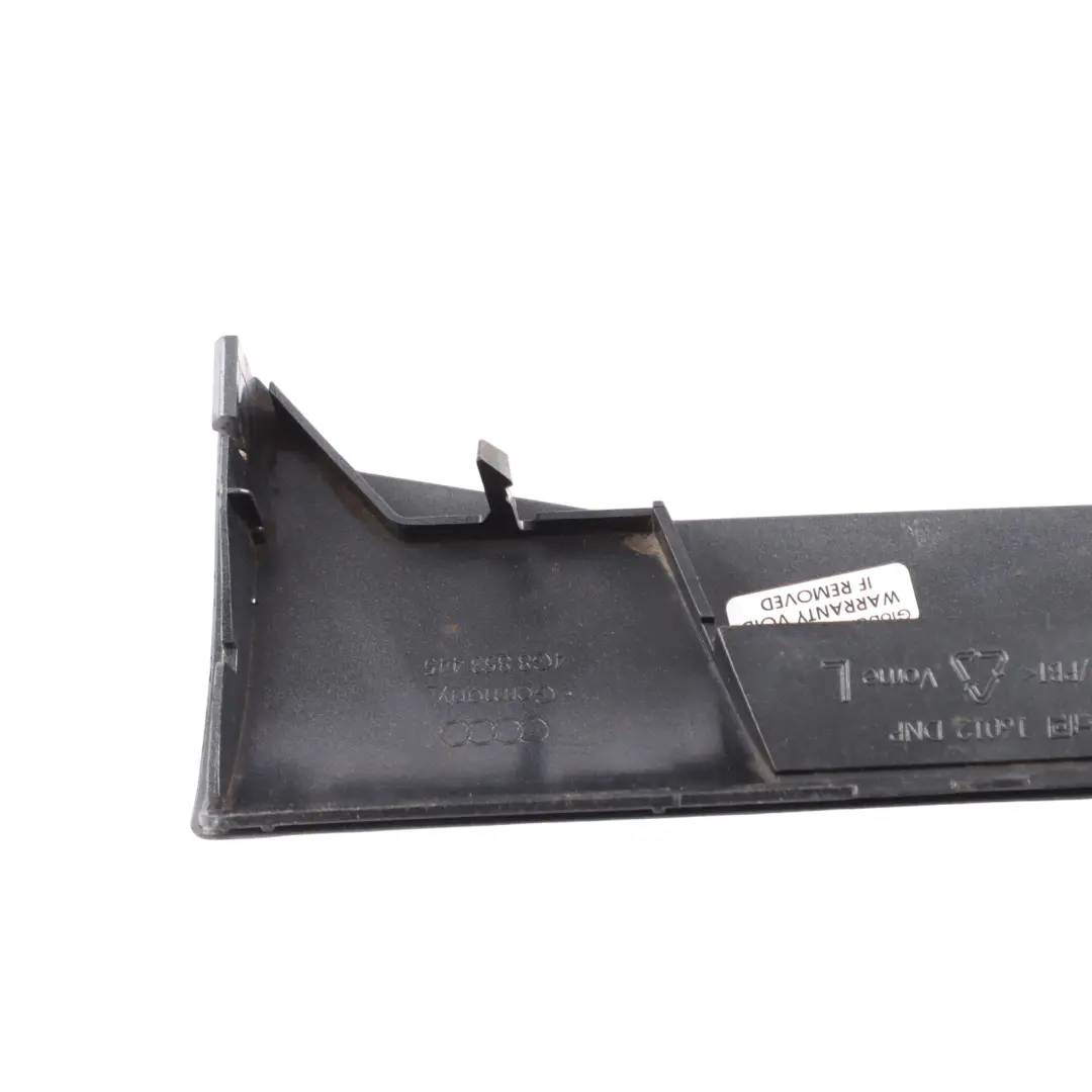 4G8 Front Jack Point End Cover Cap Left N/S to Audi A7 with Part number 4G8853445 Audi A7 4G8 Front Jack Point End Cover Cap Left N/S - SKU 4G8853445 - Part number 4G8853445