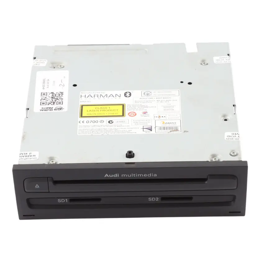 Audi A8 D4 4H Multimedia Radio Sat Nav CD Player SD SIM Head Unit - SKU 4H0035666L - Part number 4H0035666L